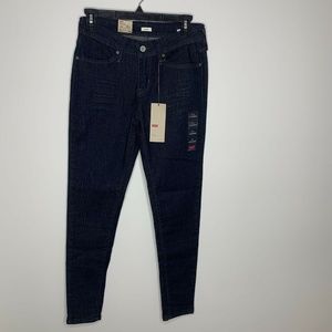 NWT Levis Womens 6M Dark Wash Legging Jeans